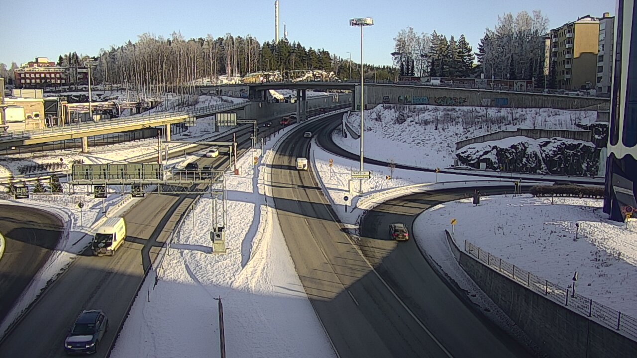 Weather Camera Image Road 12 Tampere, Rantatunneli Armonkallio, Tampere, Pirkanmaa