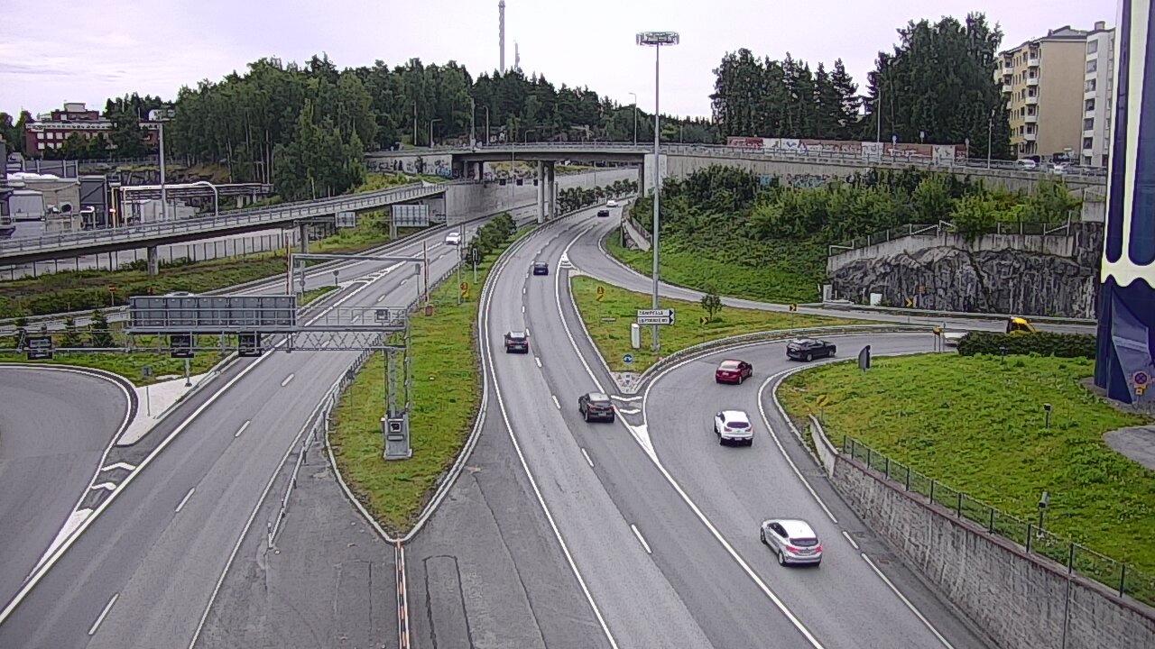 Weather Camera Image Road 12 Tampere, Rantatunneli Armonkallio, Tampere, Pirkanmaa