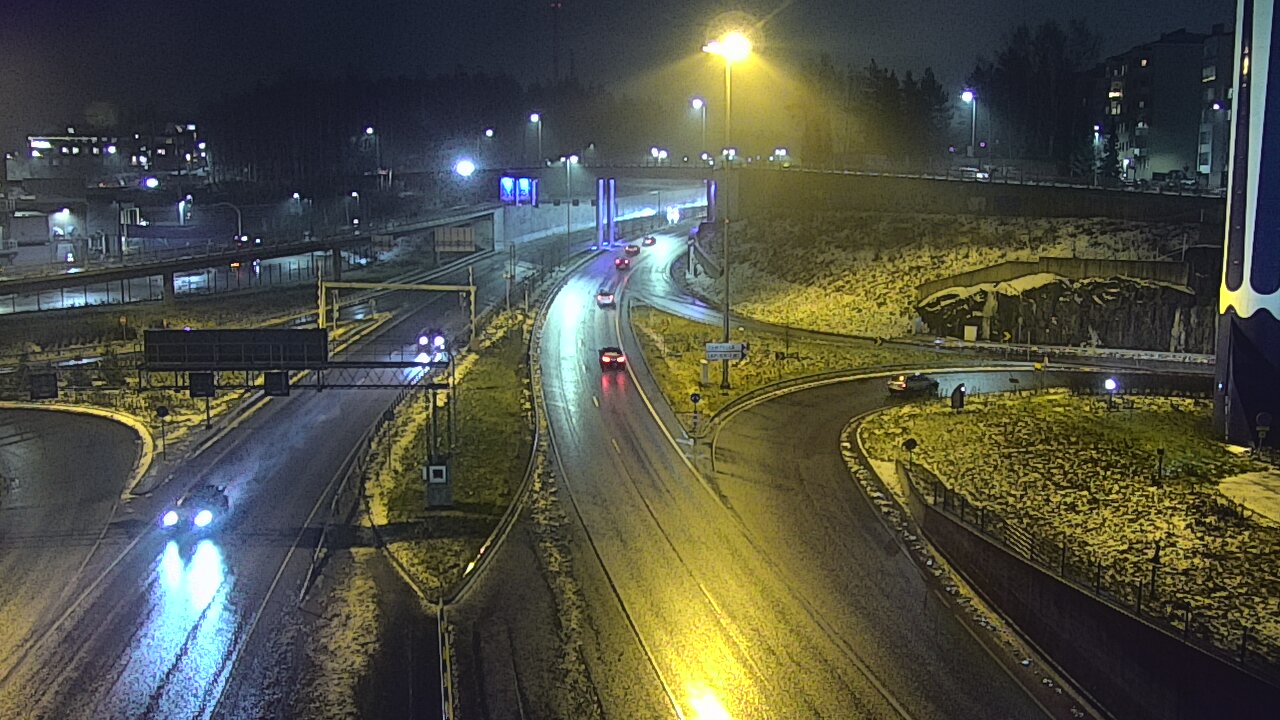 Weather Camera Image Väg 12 Tammerfors, Rantatunneli Armonkallio, Tampere, Pirkanmaa