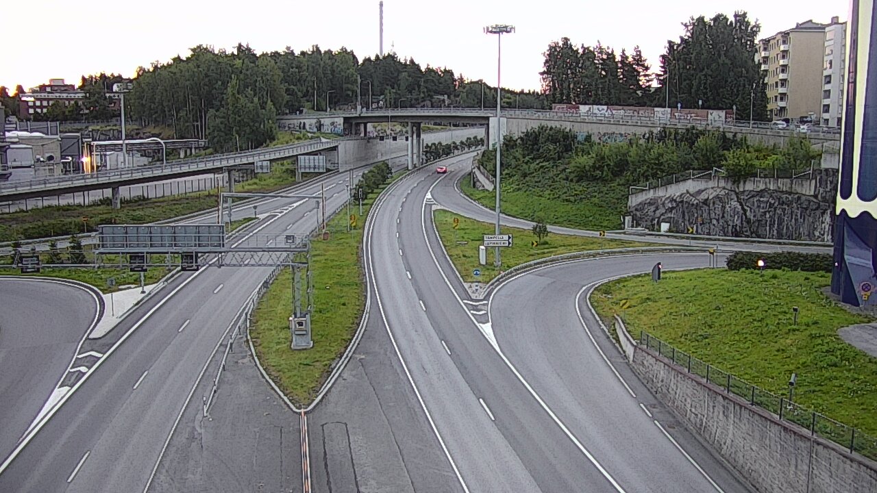 Weather Camera Image Road 12 Tampere, Rantatunneli Armonkallio, Tampere, Pirkanmaa