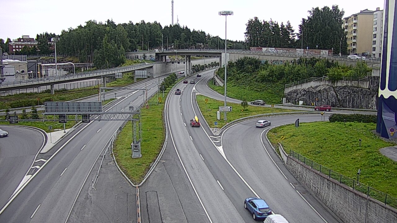 Weather Camera Image Road 12 Tampere, Rantatunneli Armonkallio, Tampere, Pirkanmaa