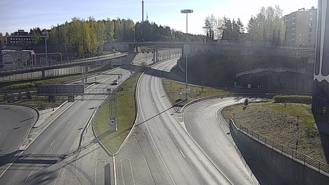 Weather Camera Image Väg 12 Tammerfors, Rantatunneli Armonkallio, Tampere, Pirkanmaa