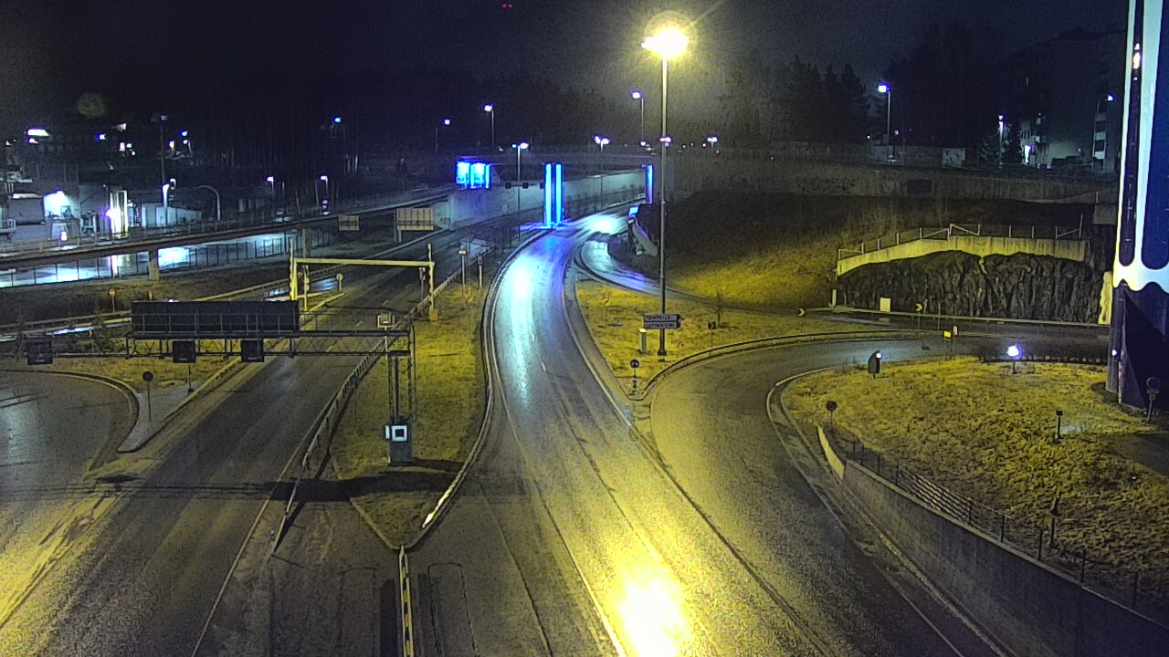 Weather Camera Image Väg 12 Tammerfors, Rantatunneli Armonkallio, Tampere, Pirkanmaa