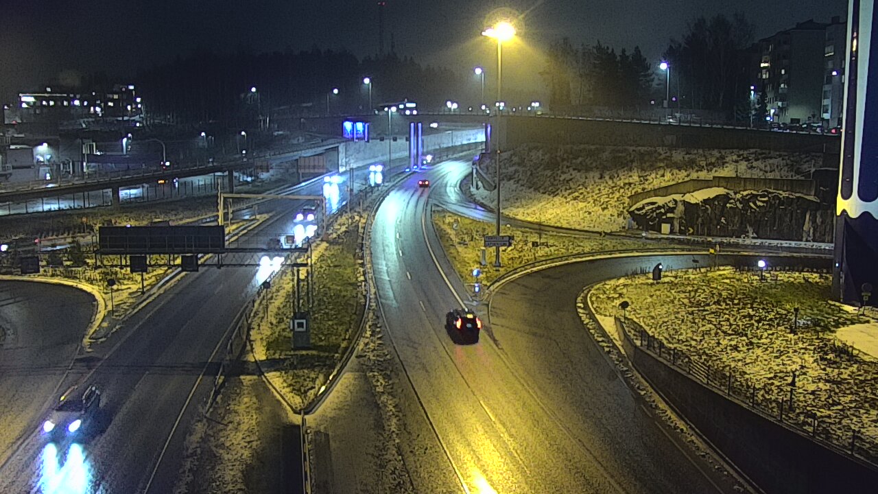 Weather Camera Image Väg 12 Tammerfors, Rantatunneli Armonkallio, Tampere, Pirkanmaa