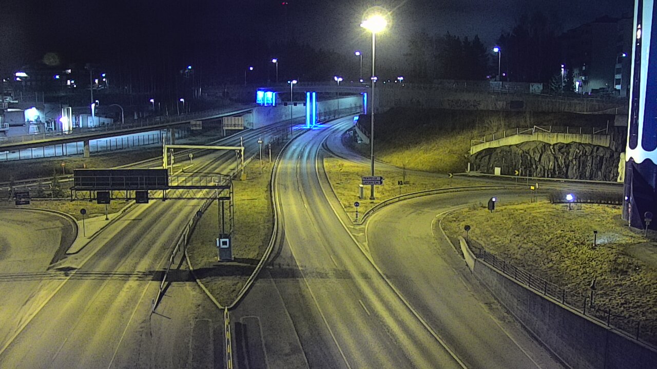 Weather Camera Image Väg 12 Tammerfors, Rantatunneli Armonkallio, Tampere, Pirkanmaa