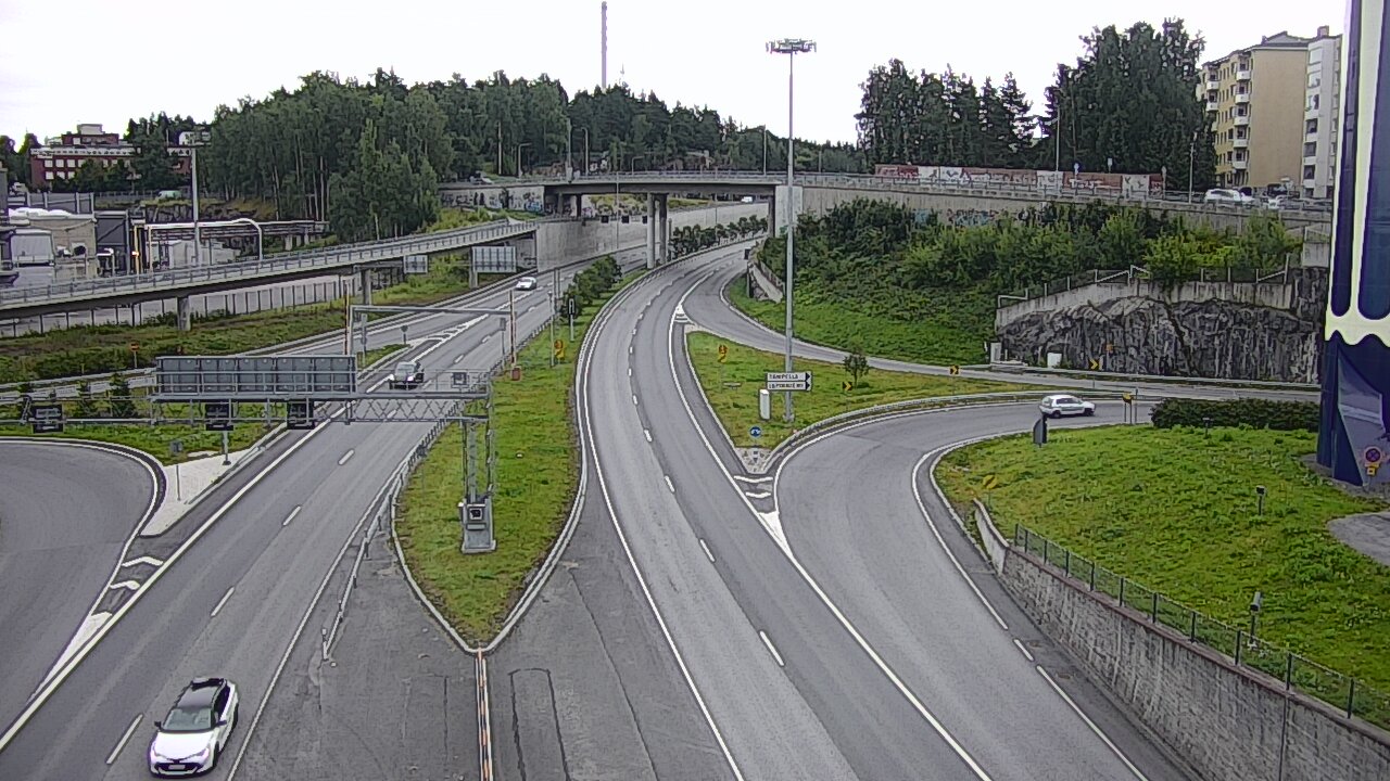 Weather Camera Image Road 12 Tampere, Rantatunneli Armonkallio, Tampere, Pirkanmaa