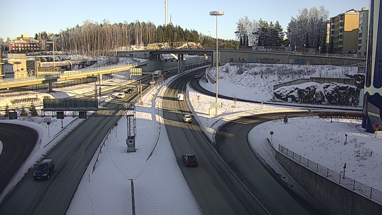 Weather Camera Image Road 12 Tampere, Rantatunneli Armonkallio, Tampere, Pirkanmaa