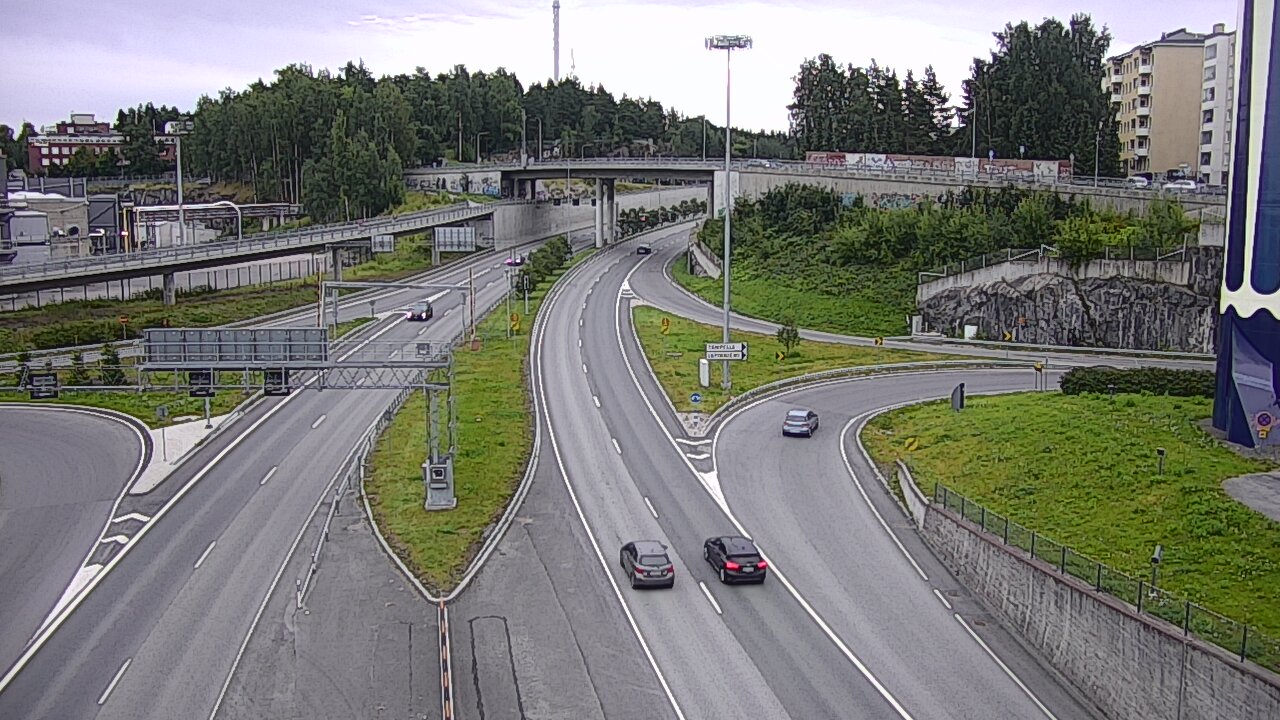 Weather Camera Image Road 12 Tampere, Rantatunneli Armonkallio, Tampere, Pirkanmaa