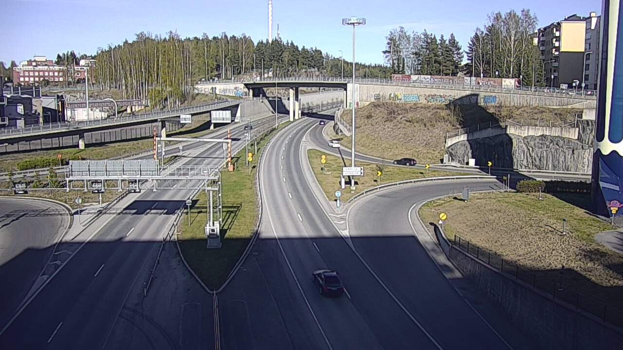 Weather Camera Image Väg 12 Tammerfors, Rantatunneli Armonkallio, Tampere, Pirkanmaa