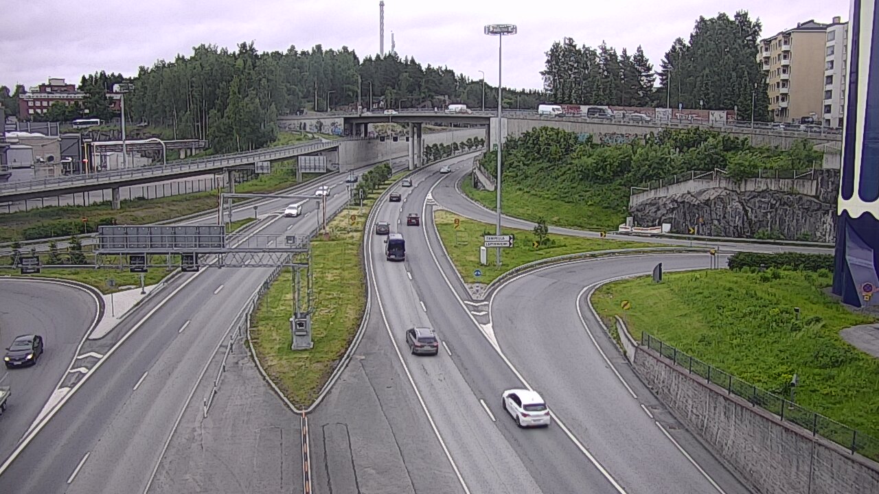 Kelikamerat Kuva Tie 12 Tampere, Rantatunneli Armonkallio, Tampere, Pirkanmaa
