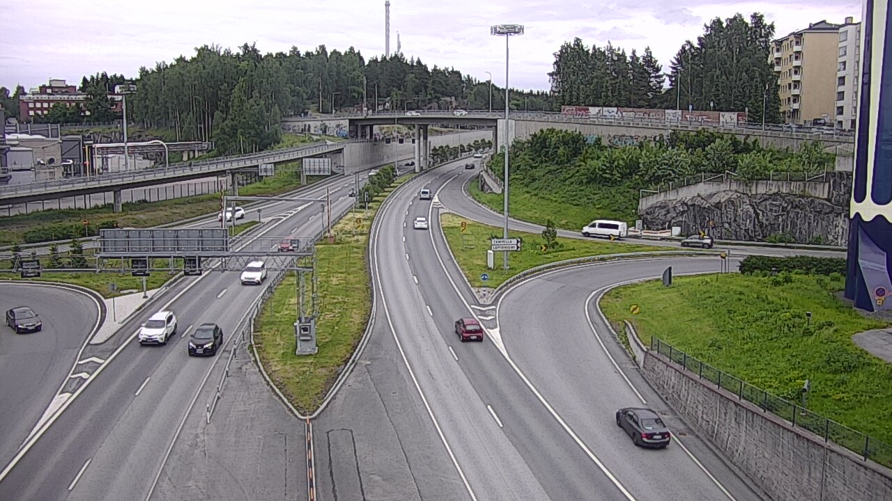 Kelikamerat Kuva Tie 12 Tampere, Rantatunneli Armonkallio, Tampere, Pirkanmaa