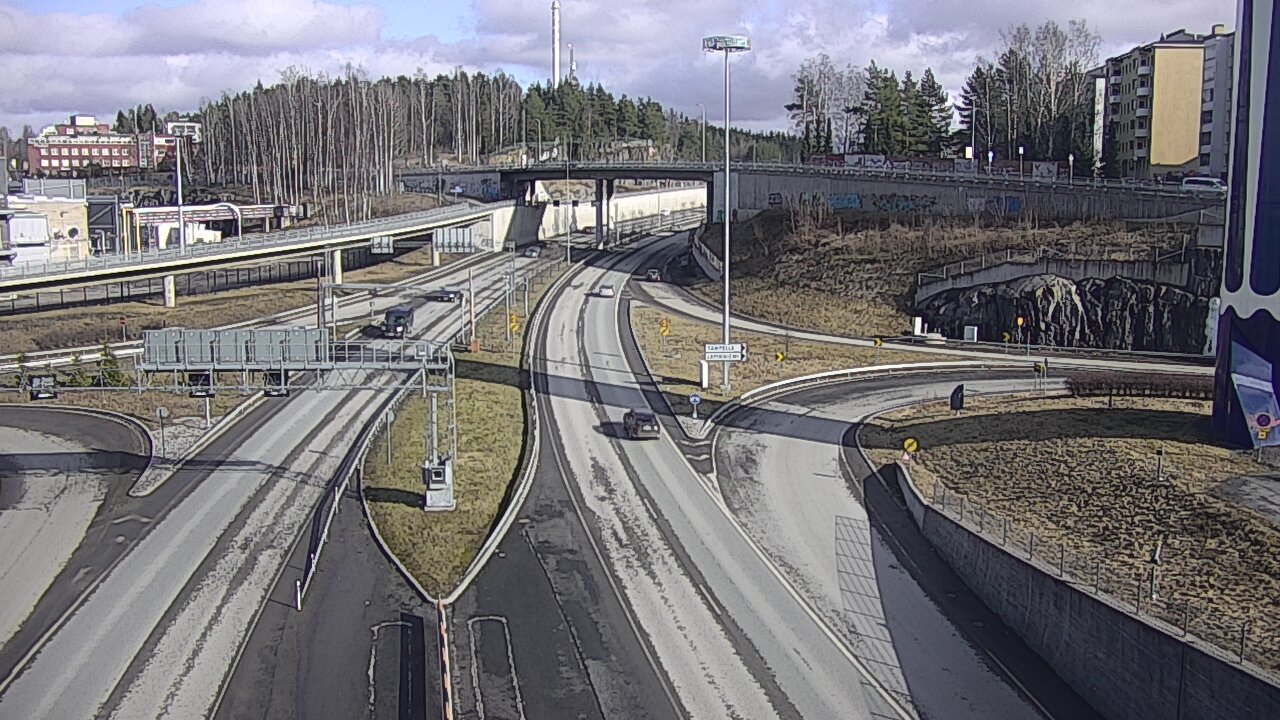 Weather Camera Image Väg 12 Tammerfors, Rantatunneli Armonkallio, Tampere, Pirkanmaa