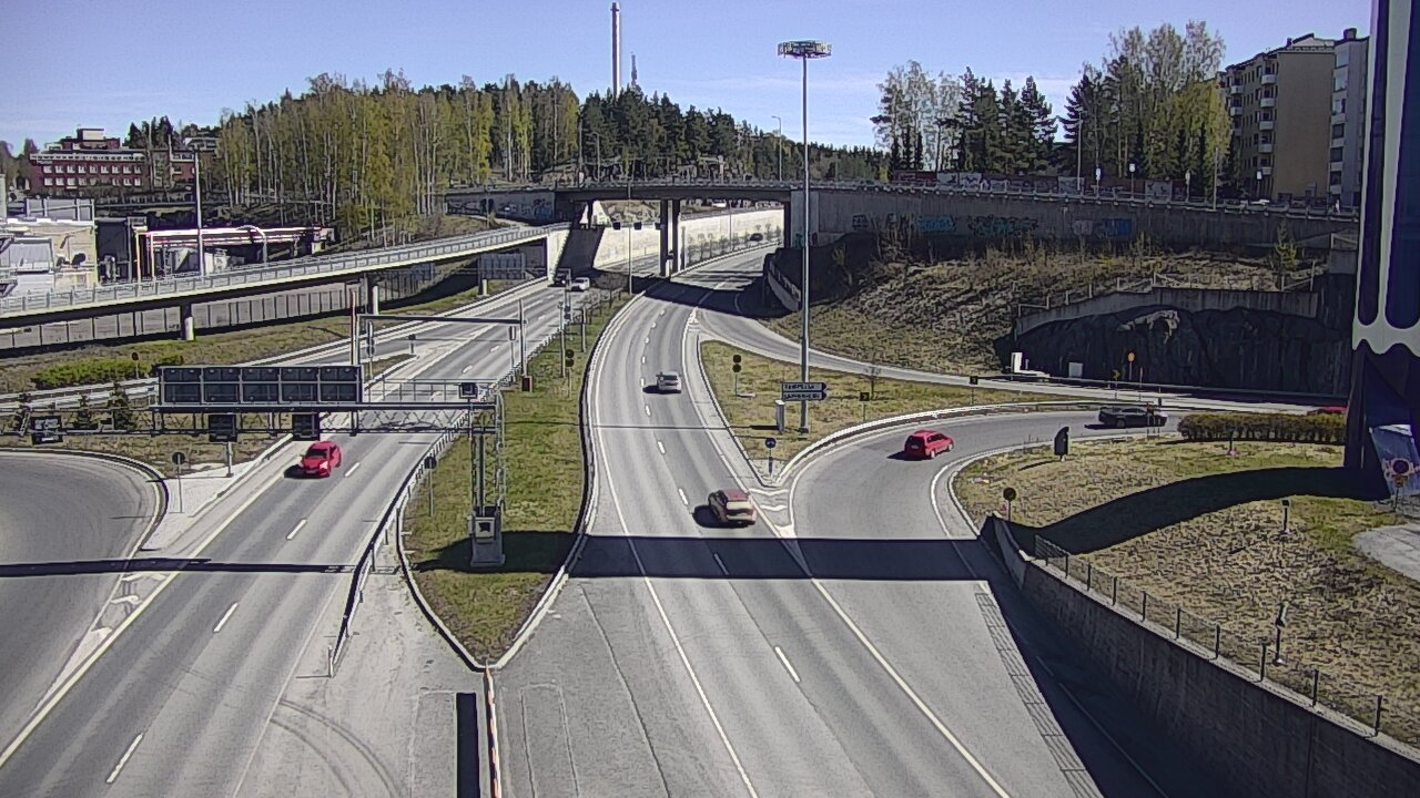 Weather Camera Image Väg 12 Tammerfors, Rantatunneli Armonkallio, Tampere, Pirkanmaa