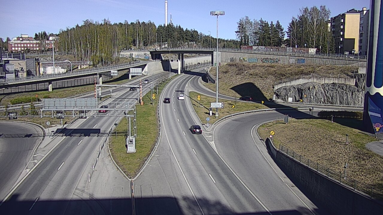 Weather Camera Image Väg 12 Tammerfors, Rantatunneli Armonkallio, Tampere, Pirkanmaa