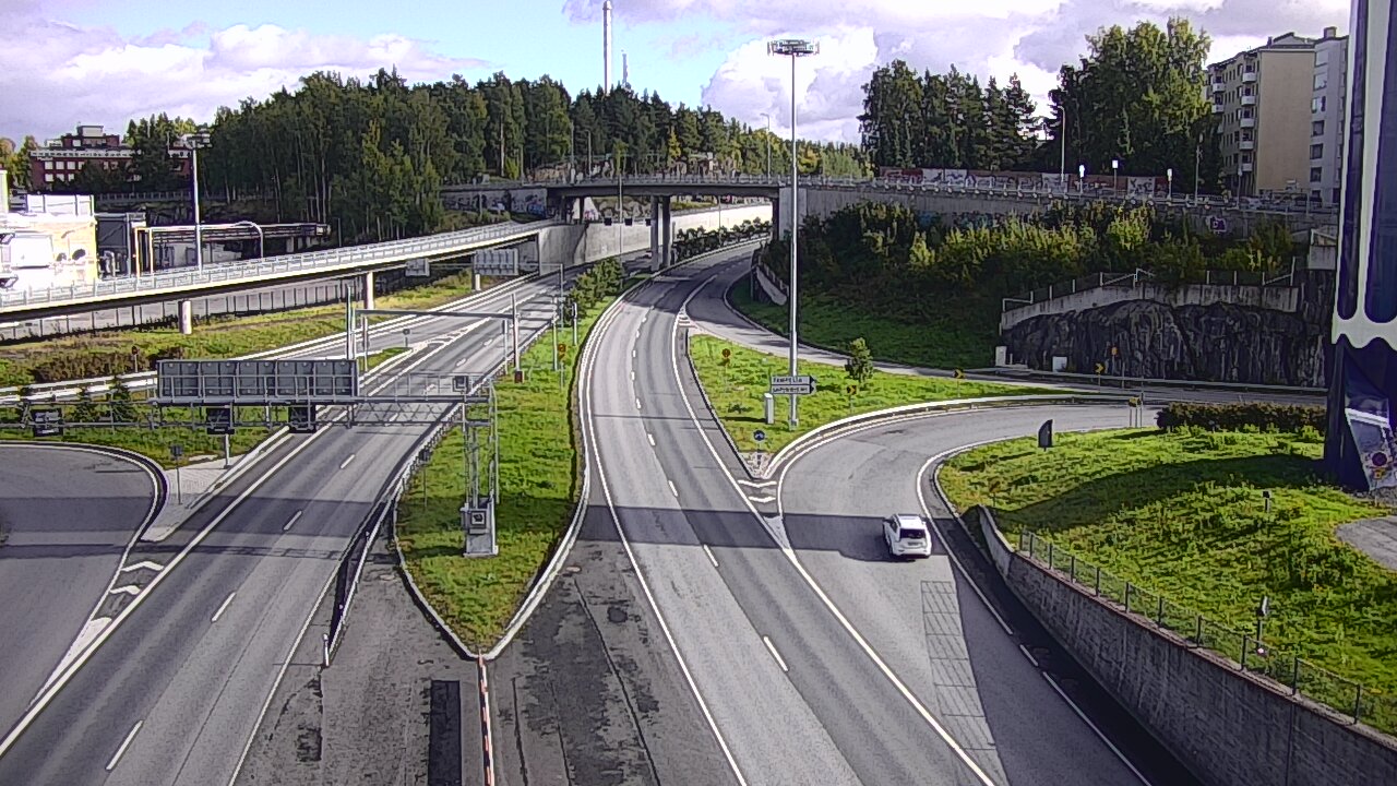 Weather Camera Image Road 12 Tampere, Rantatunneli Armonkallio, Tampere, Pirkanmaa