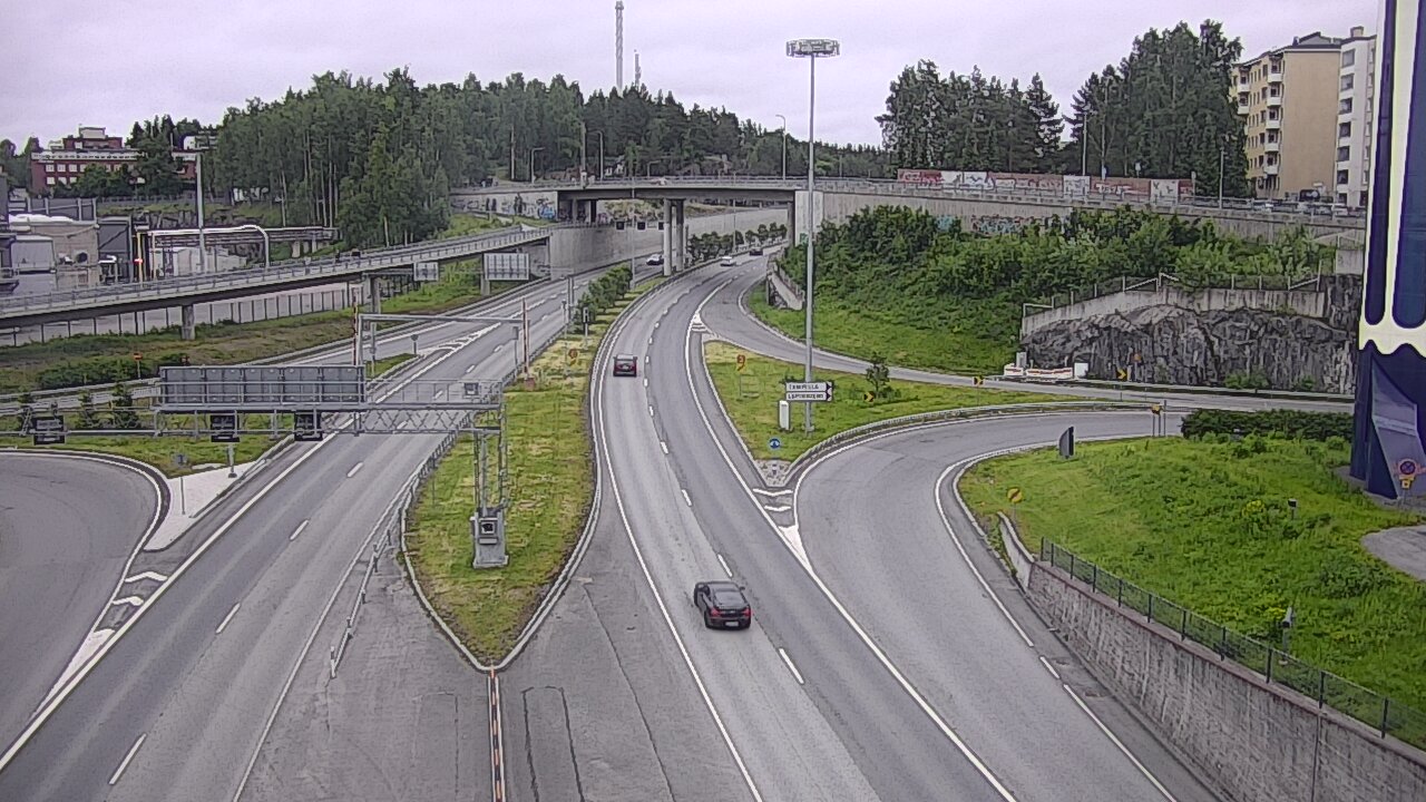 Kelikamerat Kuva Tie 12 Tampere, Rantatunneli Armonkallio, Tampere, Pirkanmaa