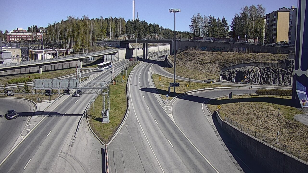Weather Camera Image Väg 12 Tammerfors, Rantatunneli Armonkallio, Tampere, Pirkanmaa