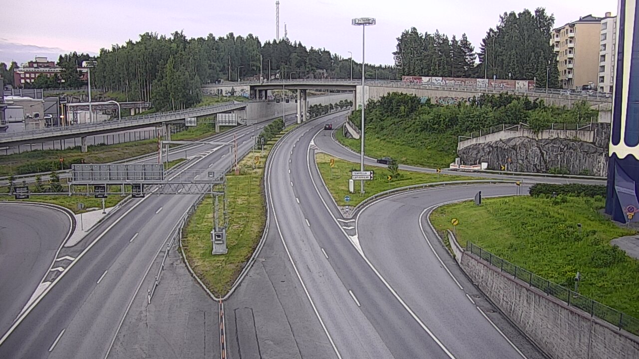 Kelikamerat Kuva Tie 12 Tampere, Rantatunneli Armonkallio, Tampere, Pirkanmaa