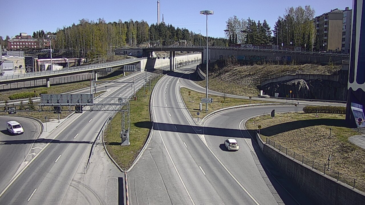 Weather Camera Image Väg 12 Tammerfors, Rantatunneli Armonkallio, Tampere, Pirkanmaa