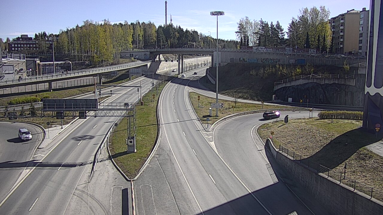 Weather Camera Image Väg 12 Tammerfors, Rantatunneli Armonkallio, Tampere, Pirkanmaa