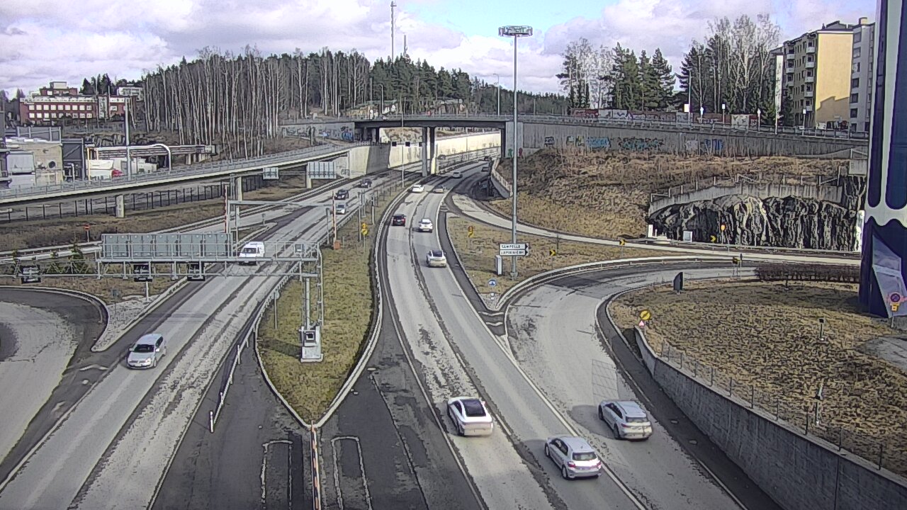 Weather Camera Image Väg 12 Tammerfors, Rantatunneli Armonkallio, Tampere, Pirkanmaa