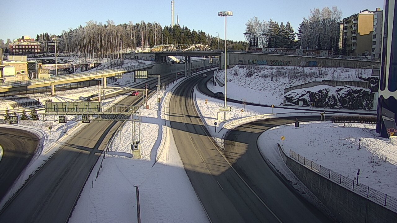 Weather Camera Image Road 12 Tampere, Rantatunneli Armonkallio, Tampere, Pirkanmaa
