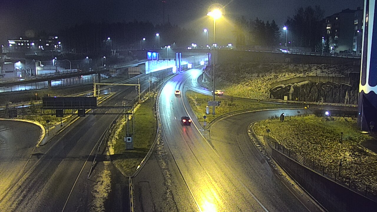 Weather Camera Image Väg 12 Tammerfors, Rantatunneli Armonkallio, Tampere, Pirkanmaa