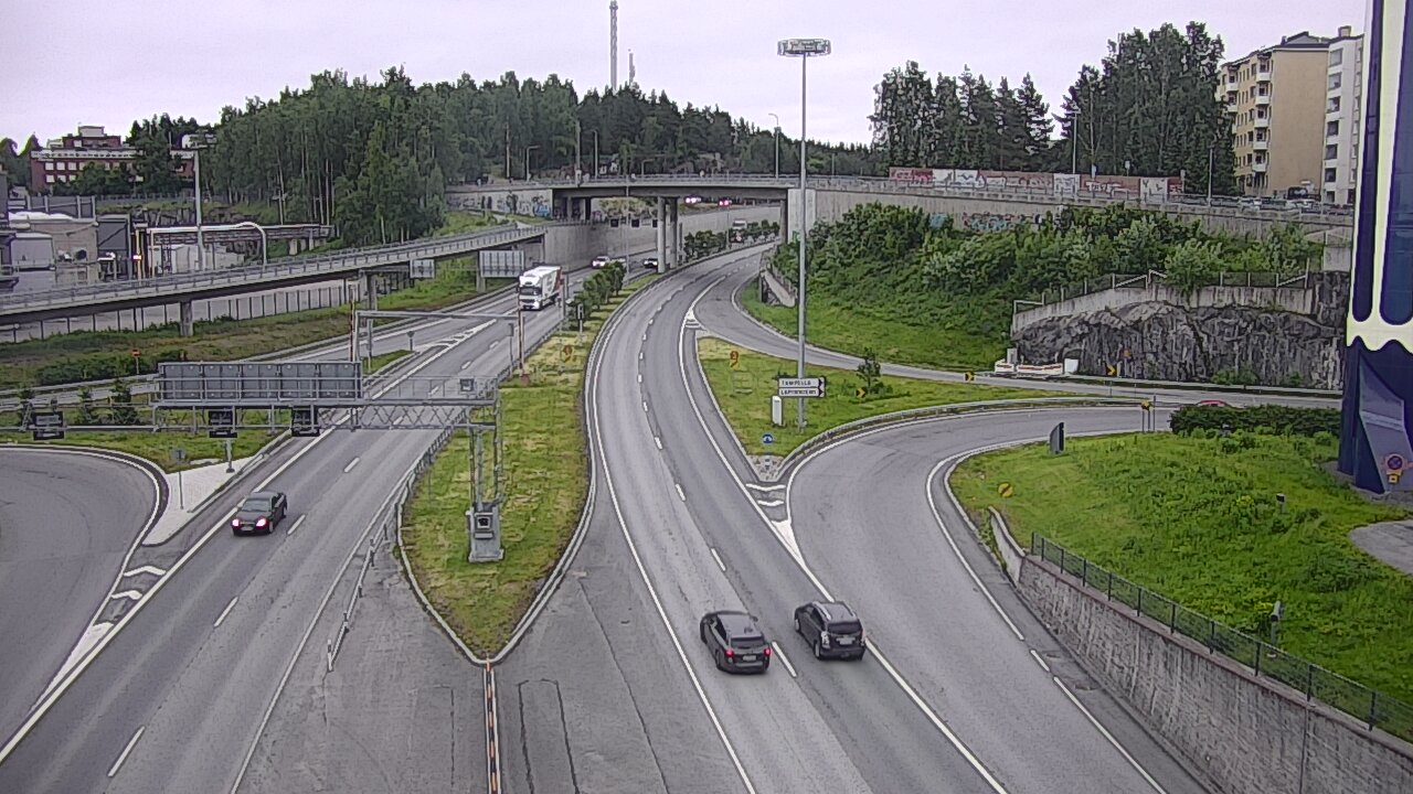 Kelikamerat Kuva Tie 12 Tampere, Rantatunneli Armonkallio, Tampere, Pirkanmaa