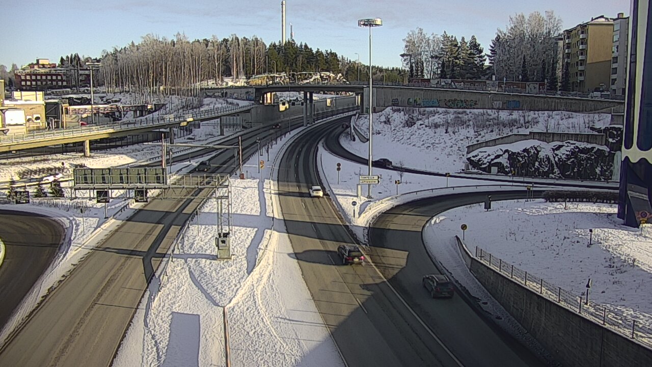 Weather Camera Image Road 12 Tampere, Rantatunneli Armonkallio, Tampere, Pirkanmaa