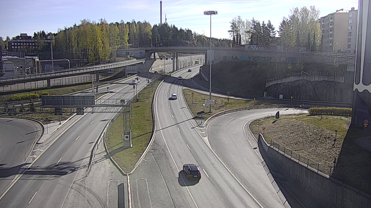 Weather Camera Image Väg 12 Tammerfors, Rantatunneli Armonkallio, Tampere, Pirkanmaa
