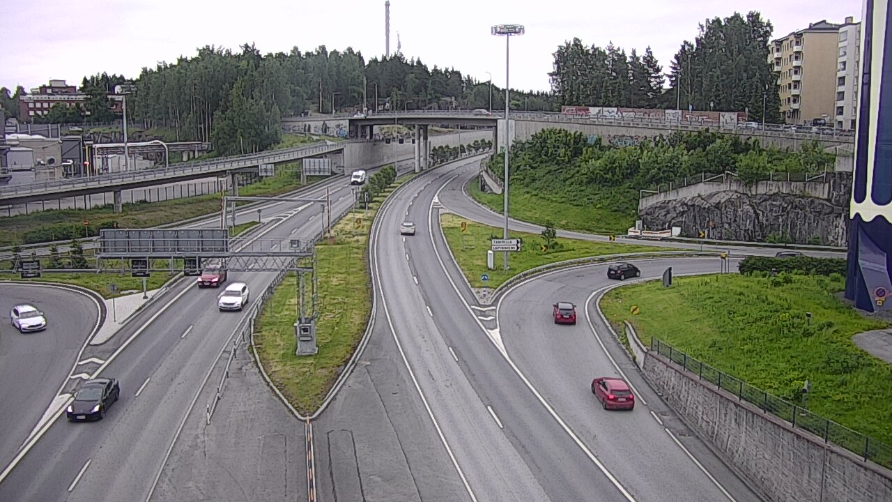 Kelikamerat Kuva Tie 12 Tampere, Rantatunneli Armonkallio, Tampere, Pirkanmaa
