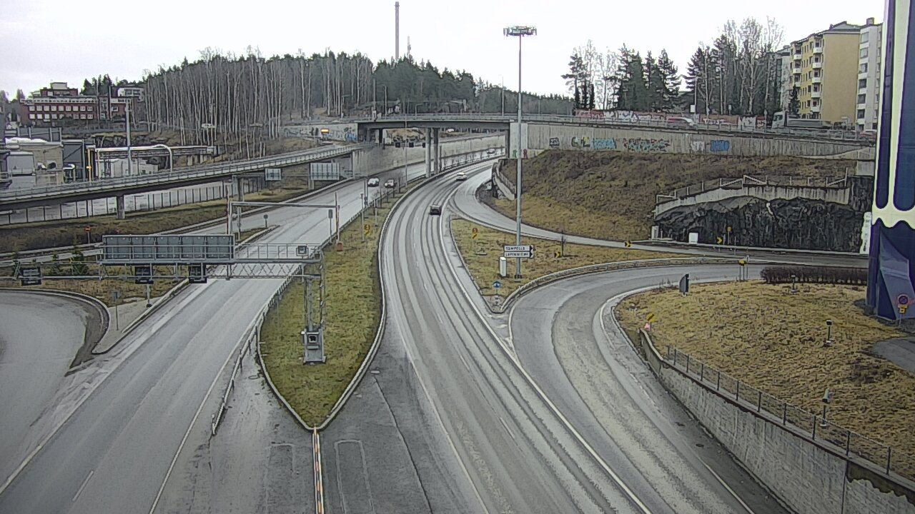 Weather Camera Image Väg 12 Tammerfors, Rantatunneli Armonkallio, Tampere, Pirkanmaa