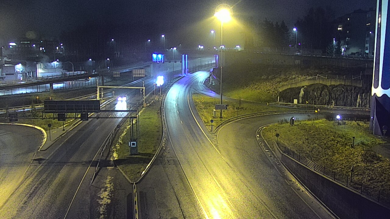 Weather Camera Image Väg 12 Tammerfors, Rantatunneli Armonkallio, Tampere, Pirkanmaa