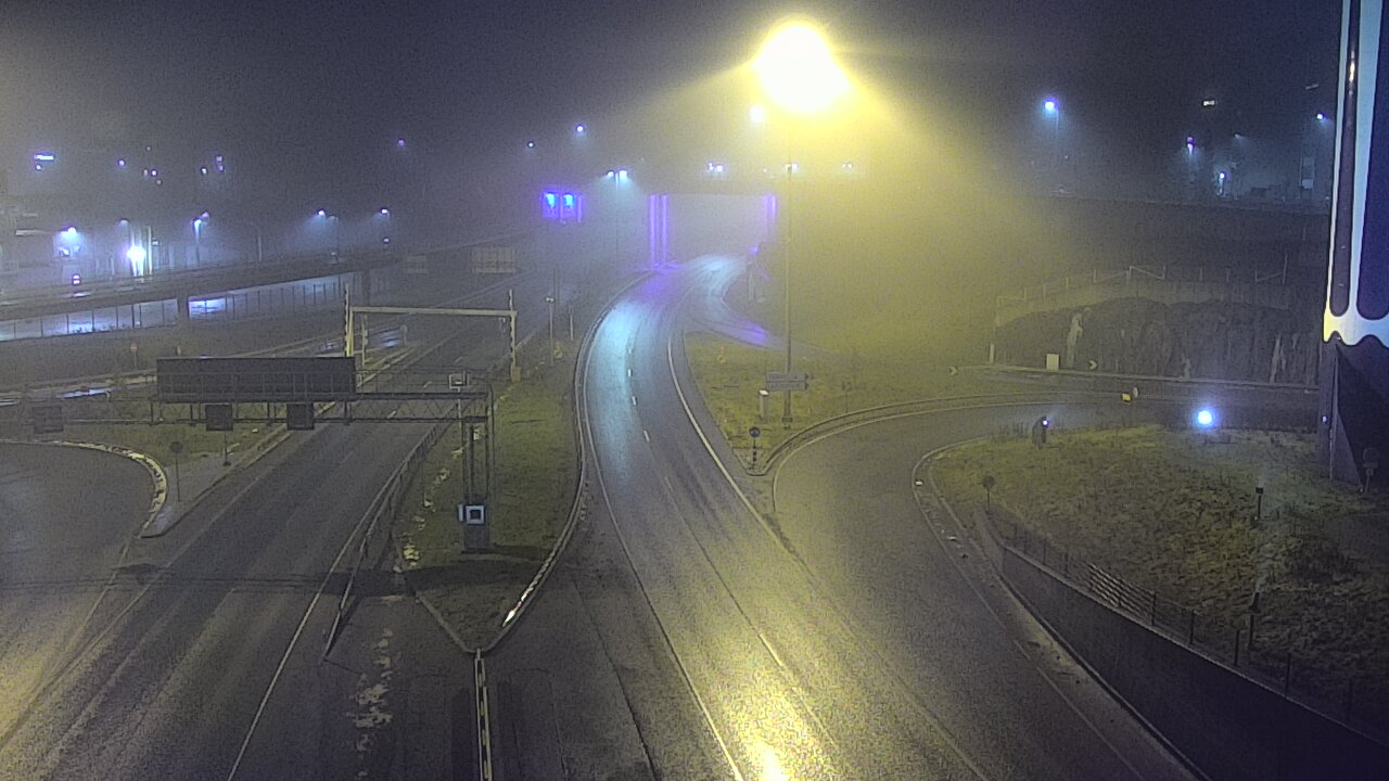 Weather Camera Image Väg 12 Tammerfors, Rantatunneli Armonkallio, Tampere, Pirkanmaa