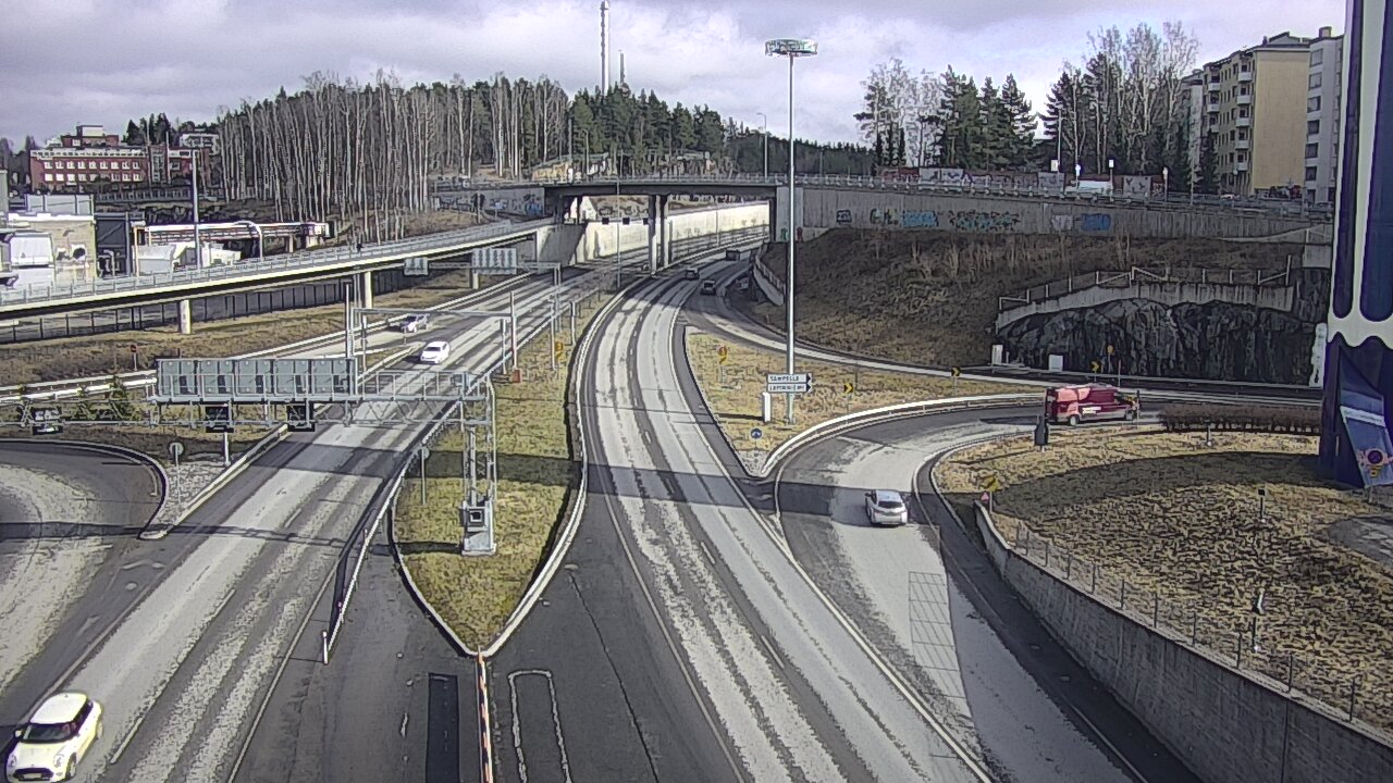 Weather Camera Image Väg 12 Tammerfors, Rantatunneli Armonkallio, Tampere, Pirkanmaa