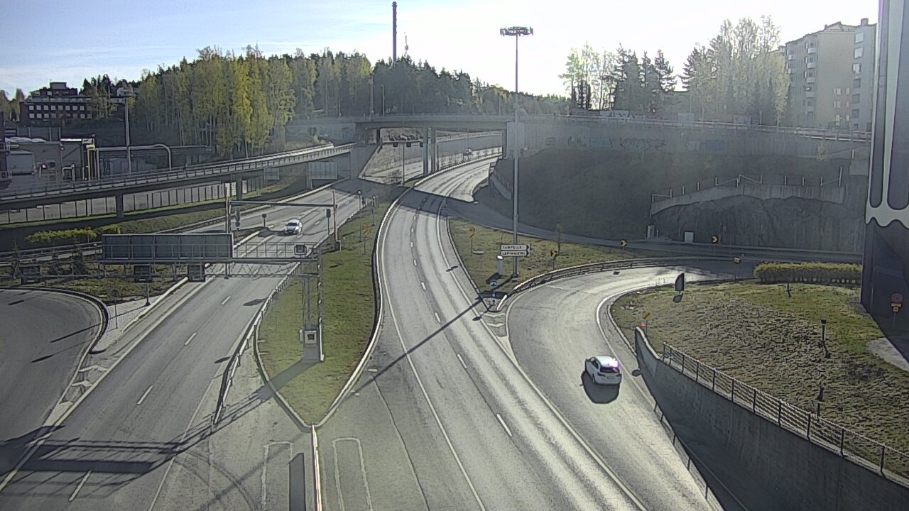Weather Camera Image Väg 12 Tammerfors, Rantatunneli Armonkallio, Tampere, Pirkanmaa