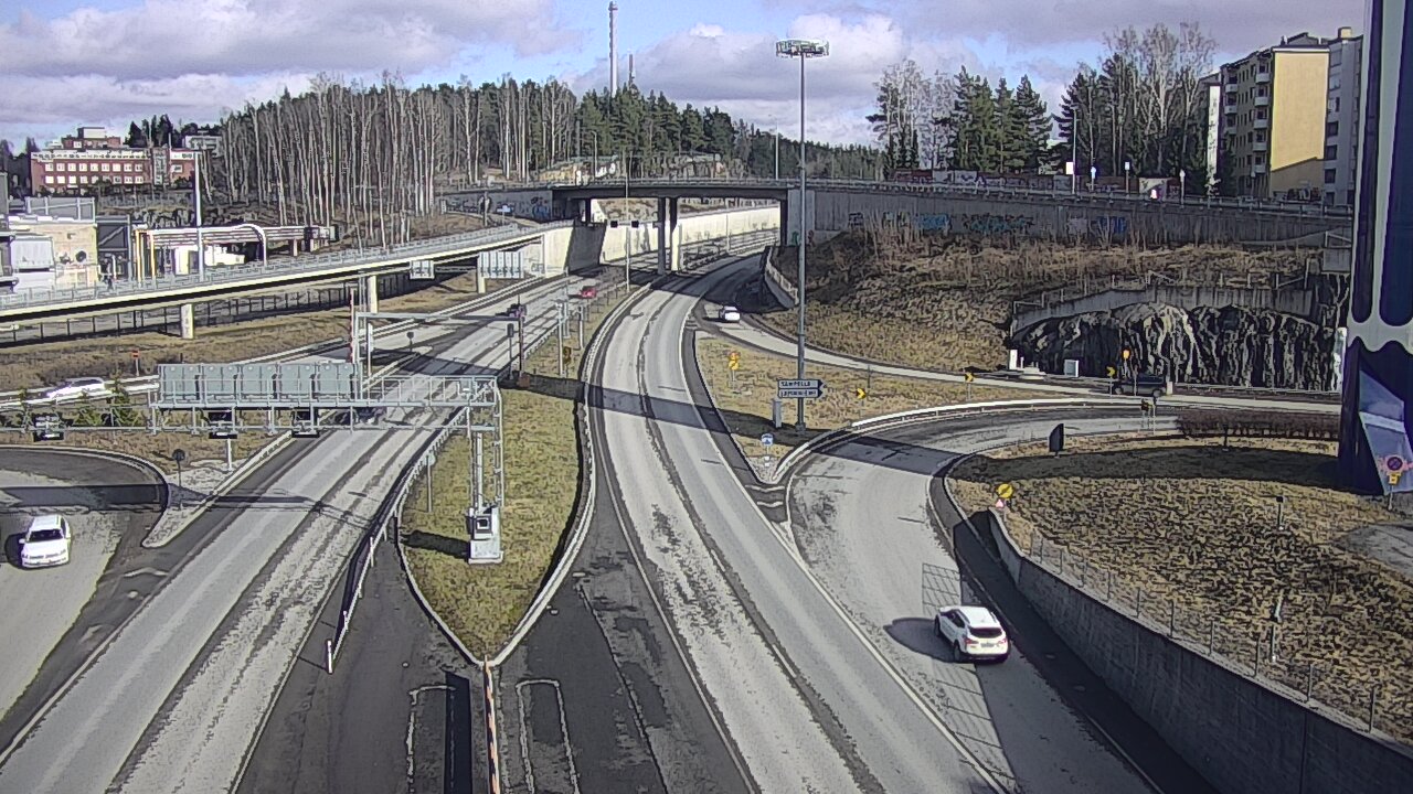 Weather Camera Image Väg 12 Tammerfors, Rantatunneli Armonkallio, Tampere, Pirkanmaa