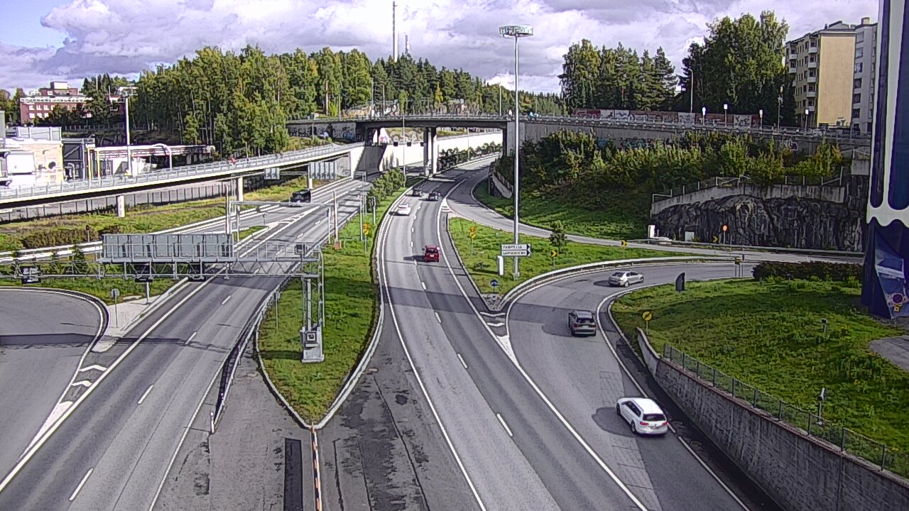 Weather Camera Image Road 12 Tampere, Rantatunneli Armonkallio, Tampere, Pirkanmaa