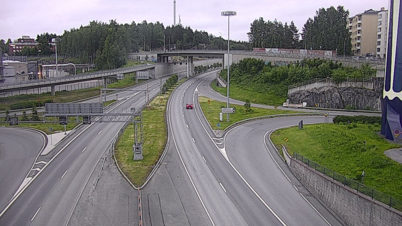 Kelikamerat Kuva Tie 12 Tampere, Rantatunneli Armonkallio, Tampere, Pirkanmaa