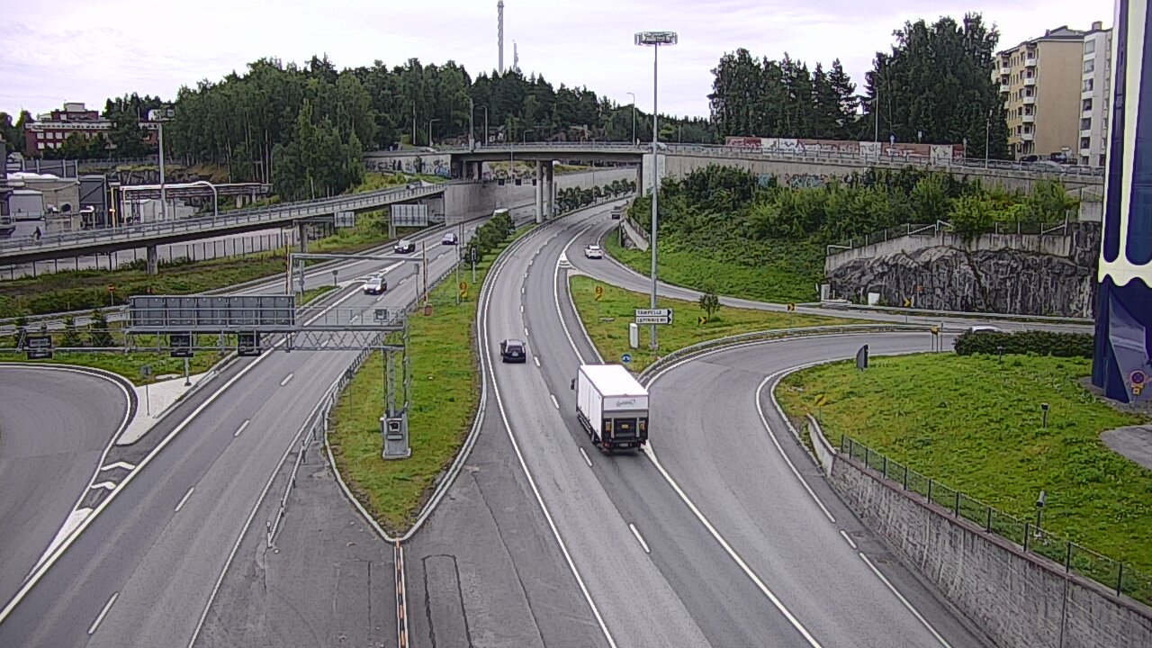 Weather Camera Image Road 12 Tampere, Rantatunneli Armonkallio, Tampere, Pirkanmaa