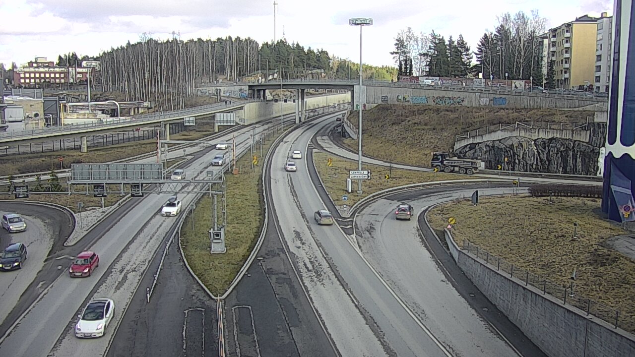 Weather Camera Image Väg 12 Tammerfors, Rantatunneli Armonkallio, Tampere, Pirkanmaa