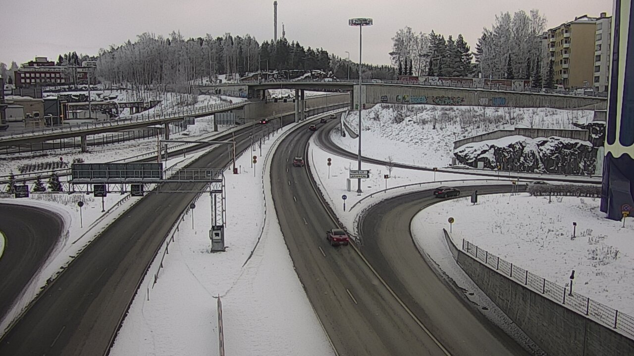 Weather Camera Image Road 12 Tampere, Rantatunneli Armonkallio, Tampere, Pirkanmaa