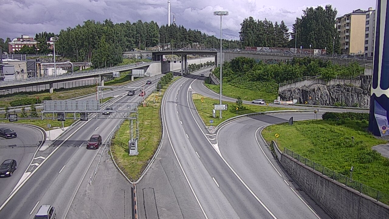 Kelikamerat Kuva Tie 12 Tampere, Rantatunneli Armonkallio, Tampere, Pirkanmaa