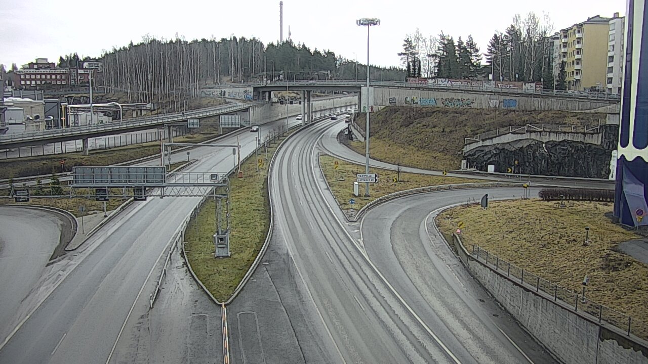 Weather Camera Image Väg 12 Tammerfors, Rantatunneli Armonkallio, Tampere, Pirkanmaa