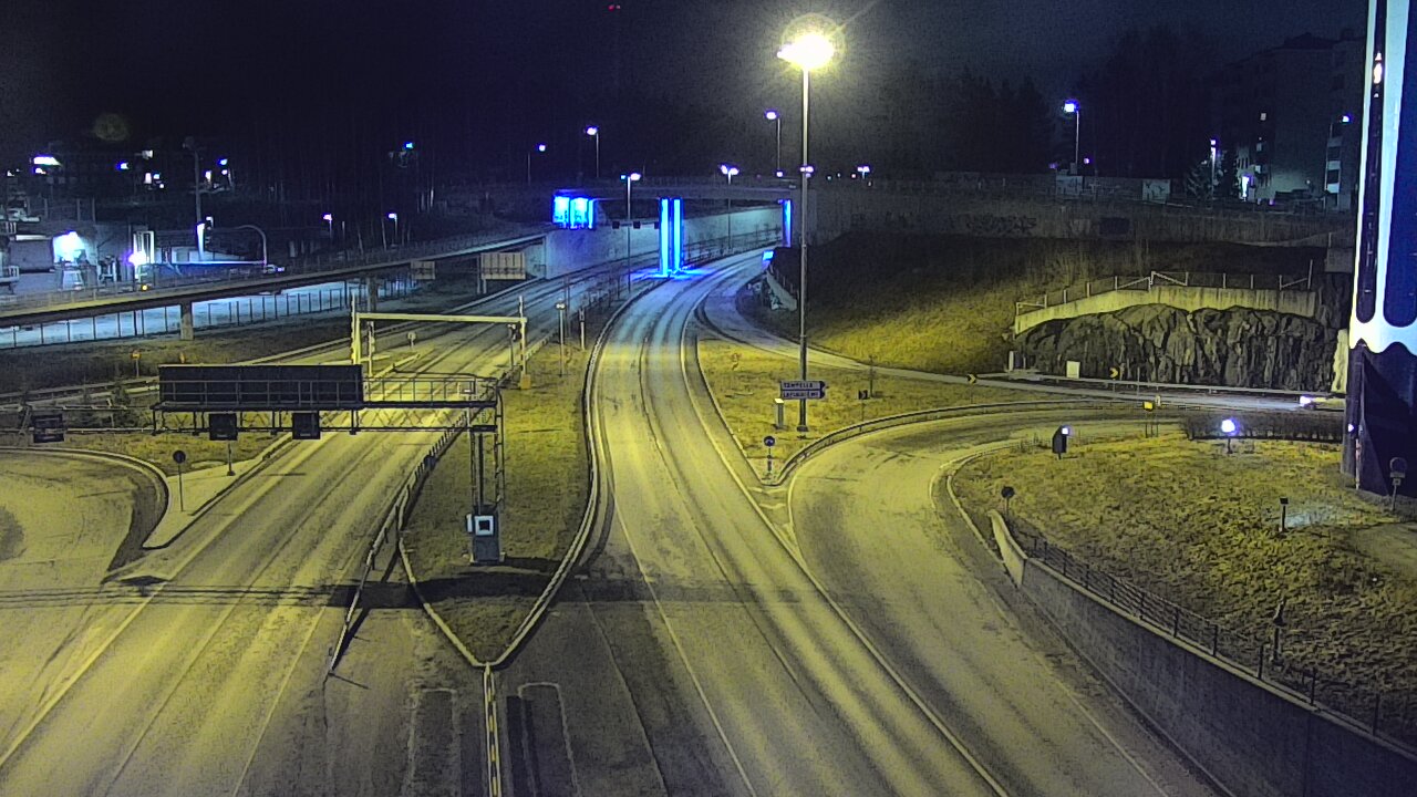 Weather Camera Image Väg 12 Tammerfors, Rantatunneli Armonkallio, Tampere, Pirkanmaa