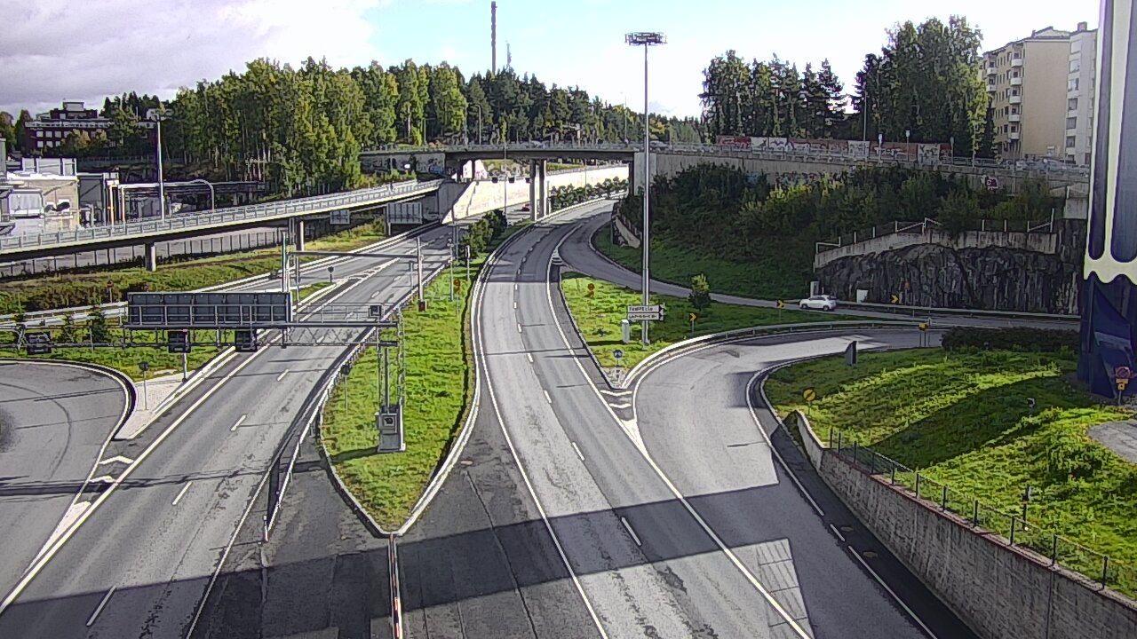 Weather Camera Image Road 12 Tampere, Rantatunneli Armonkallio, Tampere, Pirkanmaa