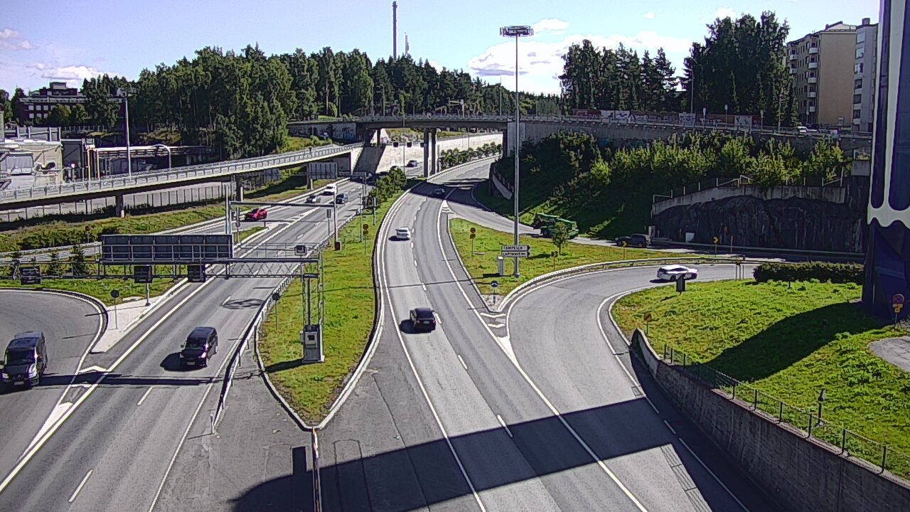 Kelikamerat Kuva Tie 12 Tampere, Rantatunneli Armonkallio, Tampere, Pirkanmaa