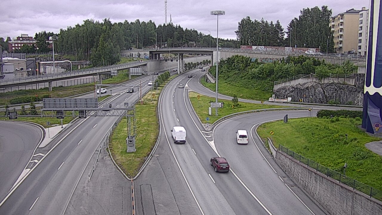 Kelikamerat Kuva Tie 12 Tampere, Rantatunneli Armonkallio, Tampere, Pirkanmaa