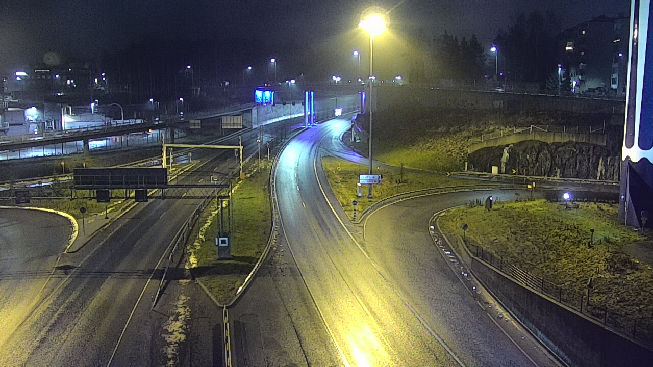 Weather Camera Image Väg 12 Tammerfors, Rantatunneli Armonkallio, Tampere, Pirkanmaa