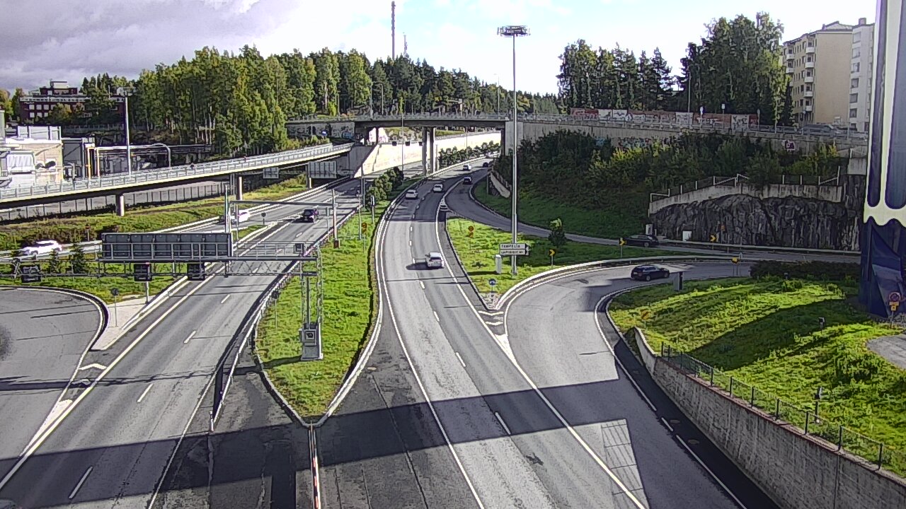 Weather Camera Image Road 12 Tampere, Rantatunneli Armonkallio, Tampere, Pirkanmaa